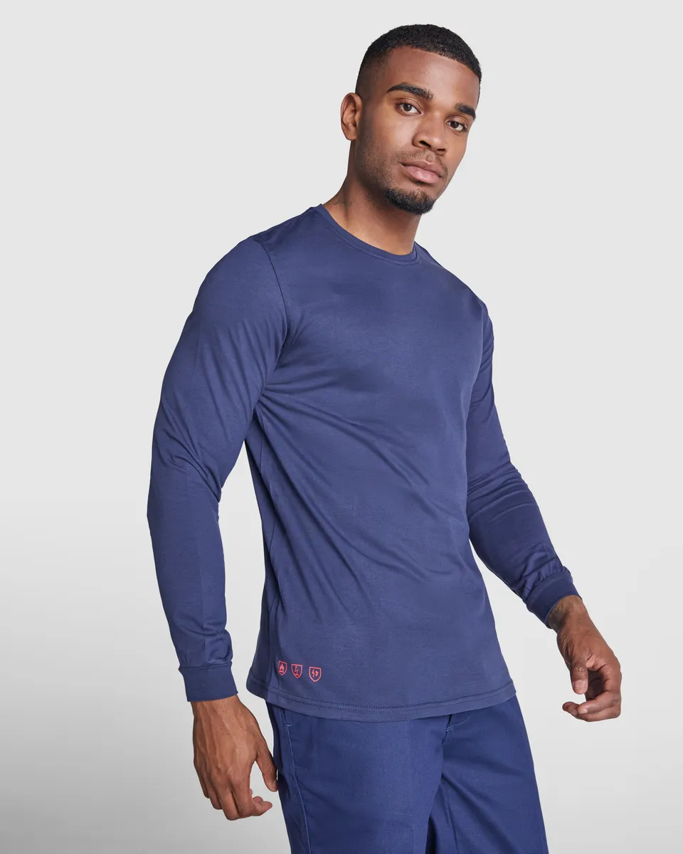 CAMISETA IGNÍFUGA DEFENDER – Protección Profesional de Manga Larga