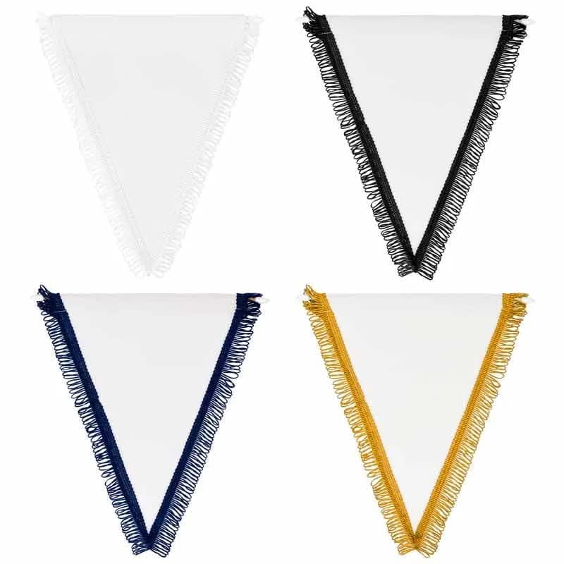 Banderines triangulares brillo para pared