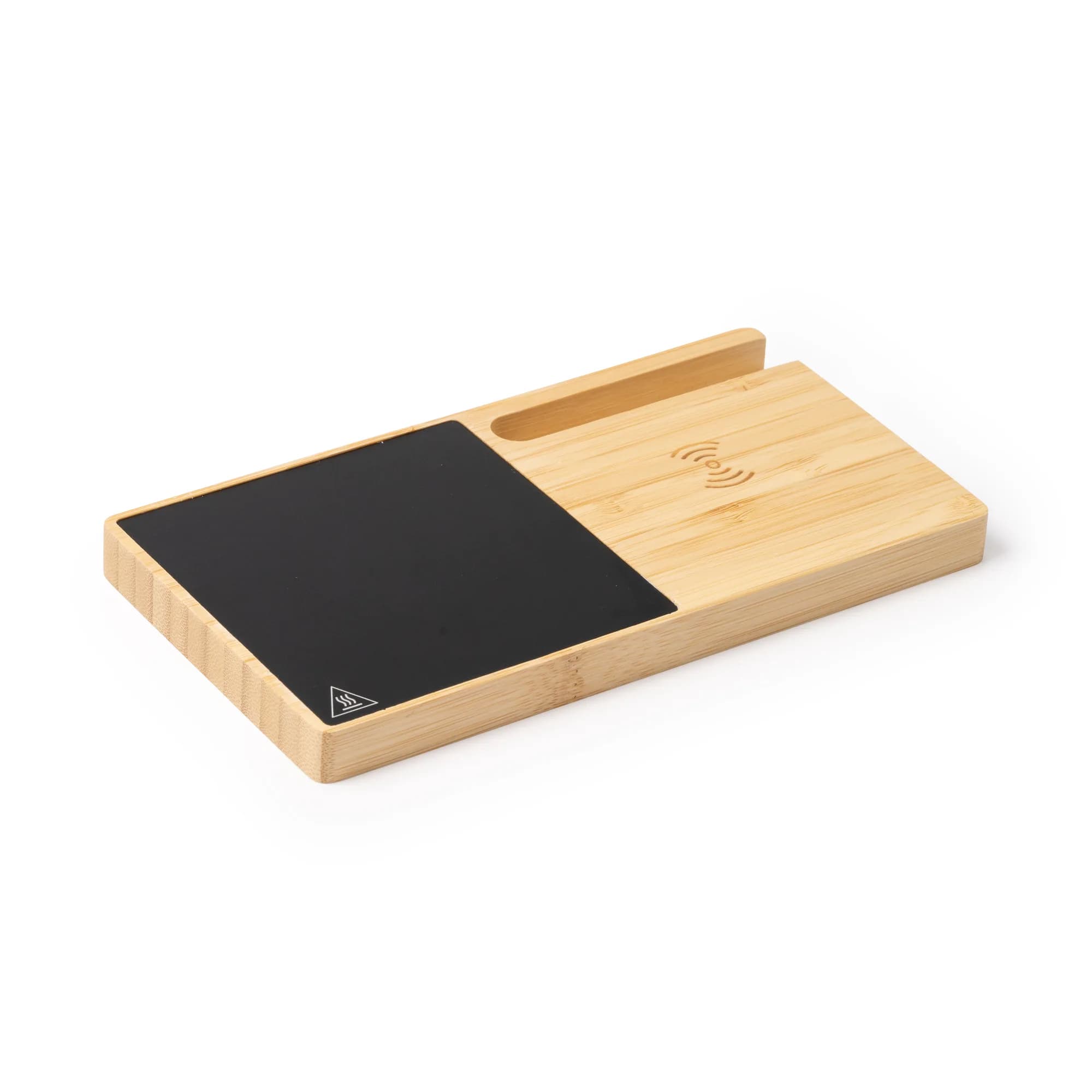 Calentador de Tazas con Cargador Inalámbrico “Bambú Tech”
