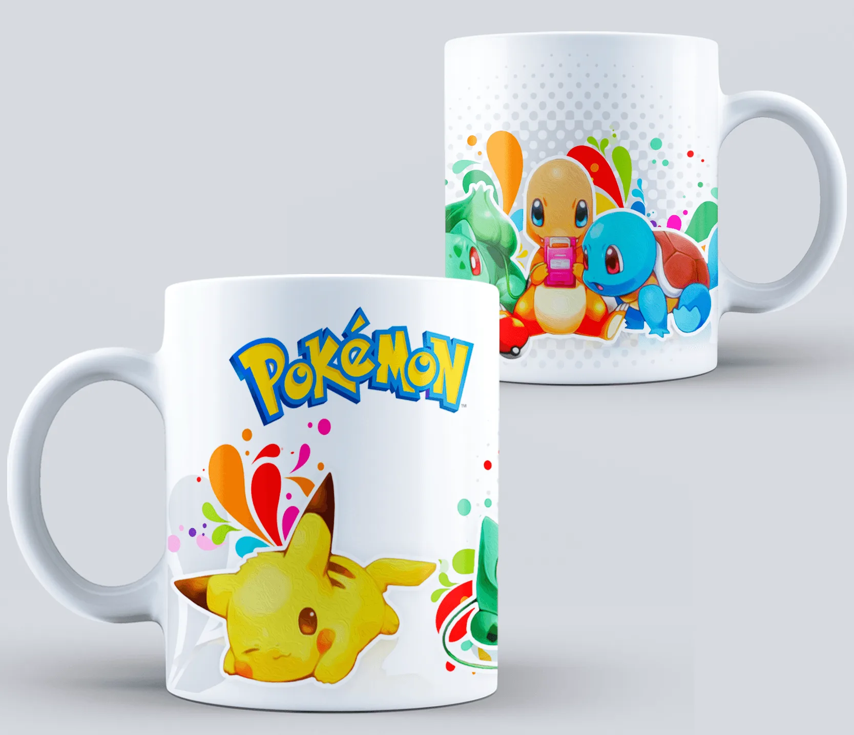 Taza Pokémon Chibi Starters