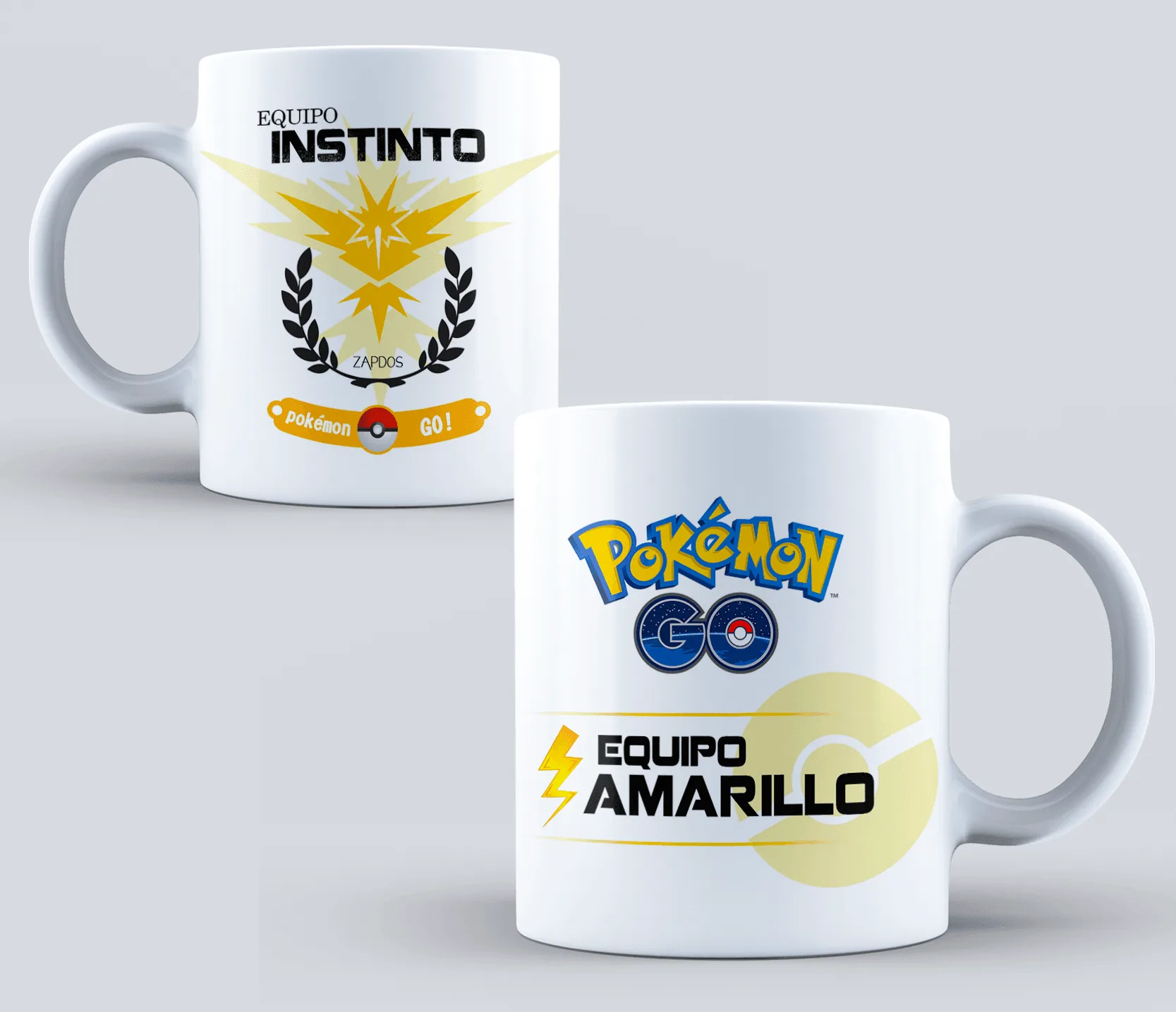 Taza Pokémon Equipo Instinto (Amarillo)