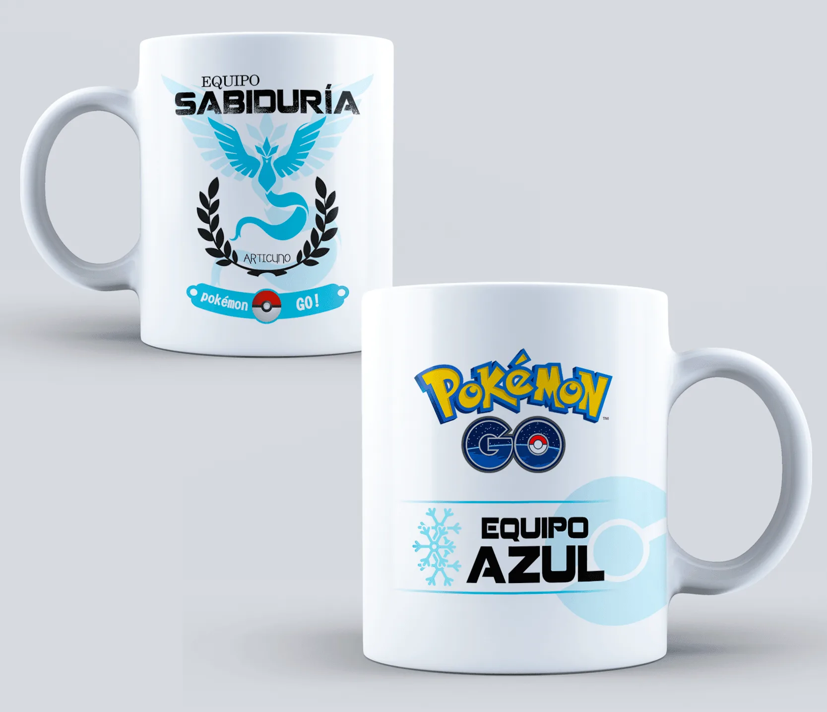Taza Pokémon Equipo Sabiduría (Azul)
