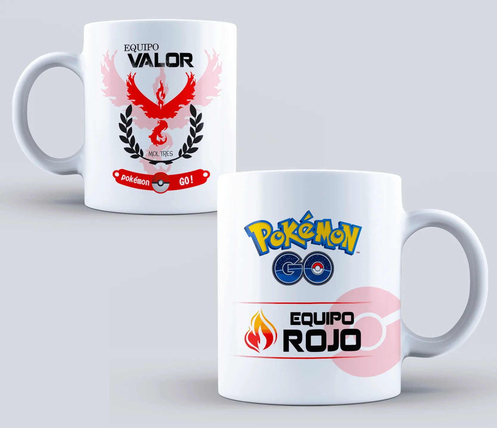 Taza Pokémon Equipo Valor (Rojo)