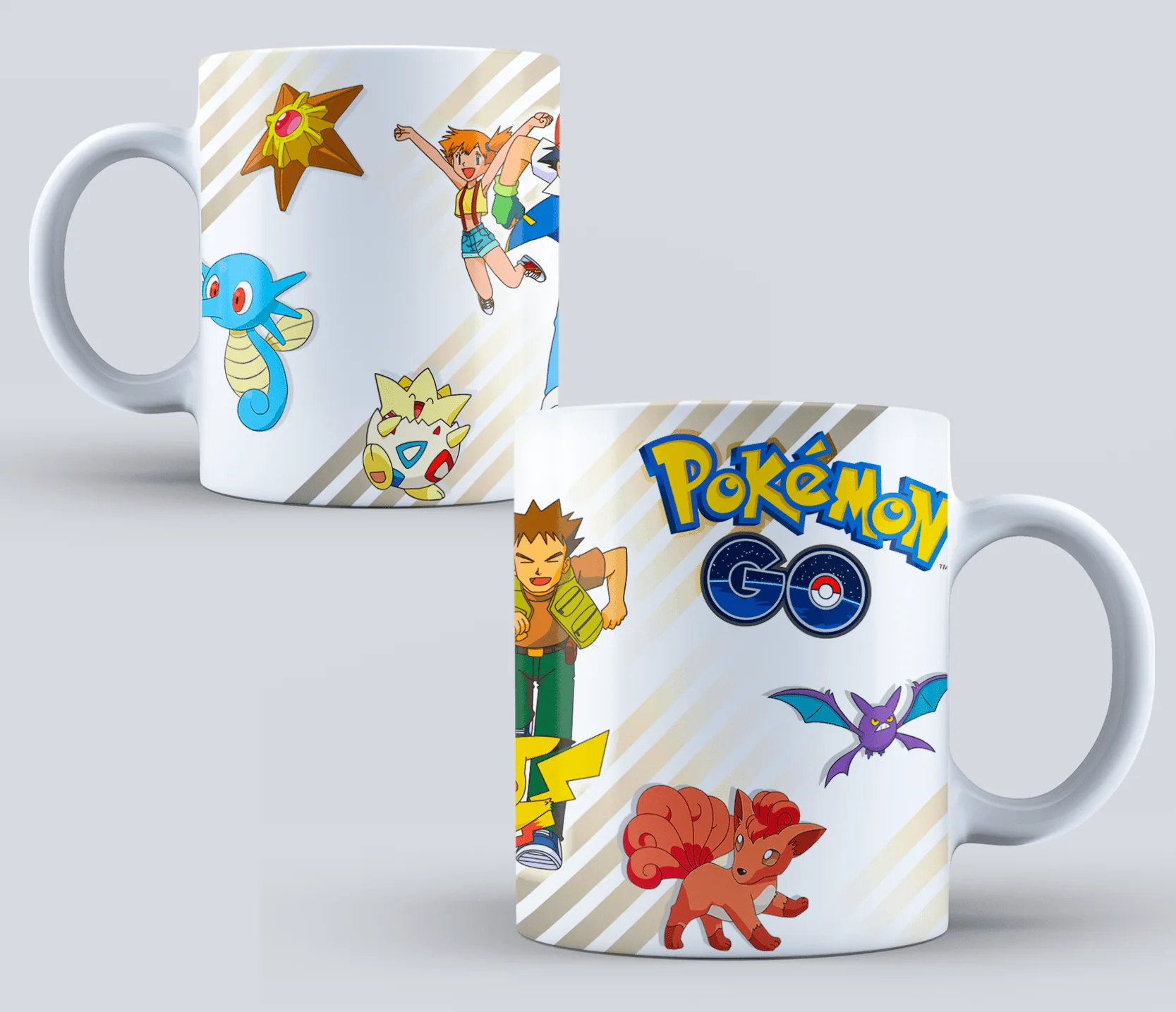 Taza Pokémon Personajes Clásicos GO