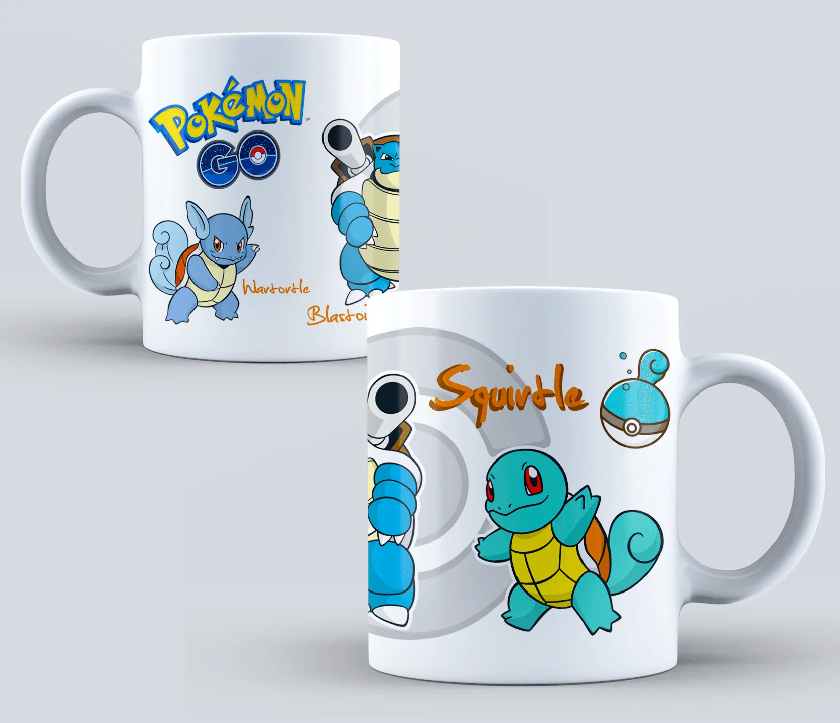 Taza Pokémon squirtle y evoluciones