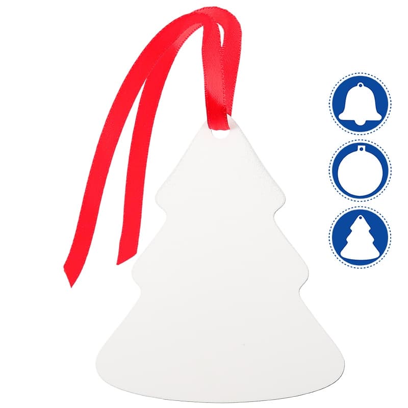 Adornos colgantes navideños aluminio