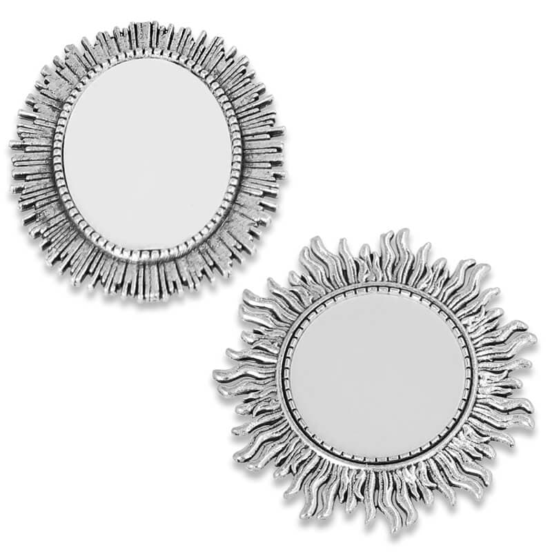 Broches de metal