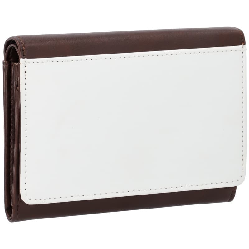 Cartera monedero polipiel marrón 10x14