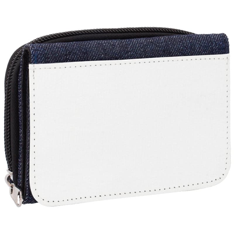 Cartera monedero vaquero con cremallera 8x12