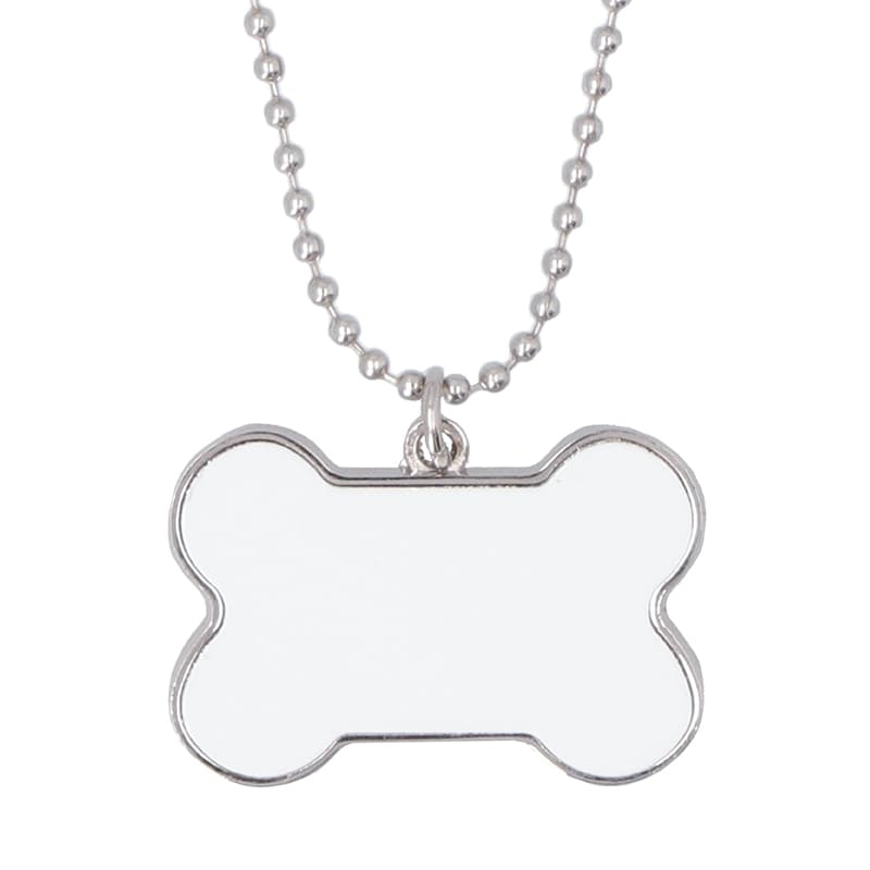 Chapa para mascota forma hueso