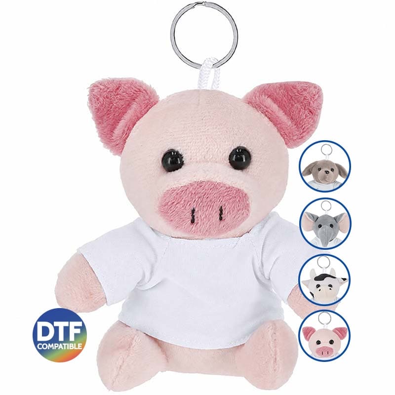 Llaveros peluche con camiseta